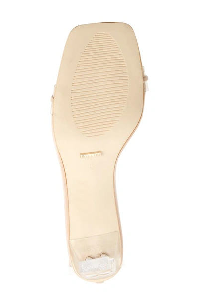 Shop Billini Oralee Ankle Strap Sandal In Beige Patent Clear