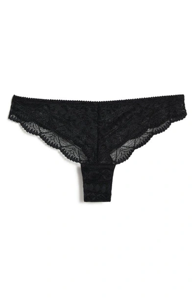 Etam Idole Lace Tanga In Black