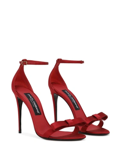 Shop Dolce & Gabbana Keira 105mm Sandals In Red