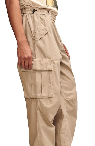 Shop Lucky Brand Parachute Cargo Pants In Vintage Khaki
