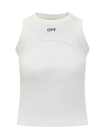 Shop Off-white Top With Logo Off
