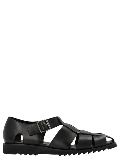 Shop Paraboot 'pacific' Sandals In Black