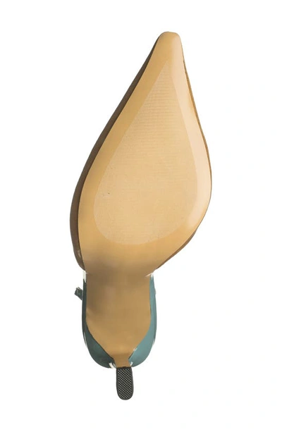 Shop Steve Madden Drew Slingback Pointed Toe Pump In Velvet Multi