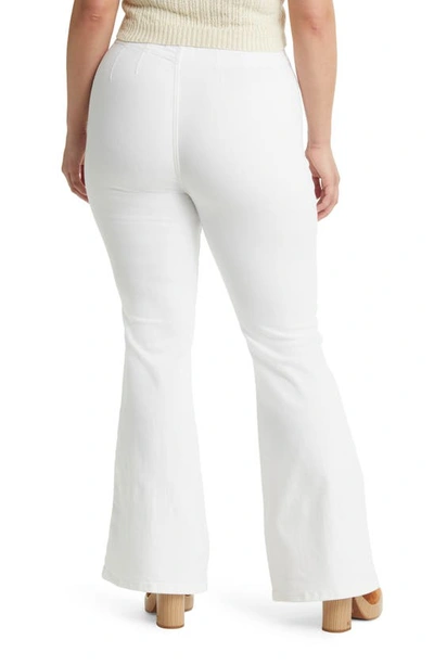 Shop Free People We The Free Jayde Flare Jeans In Pure White