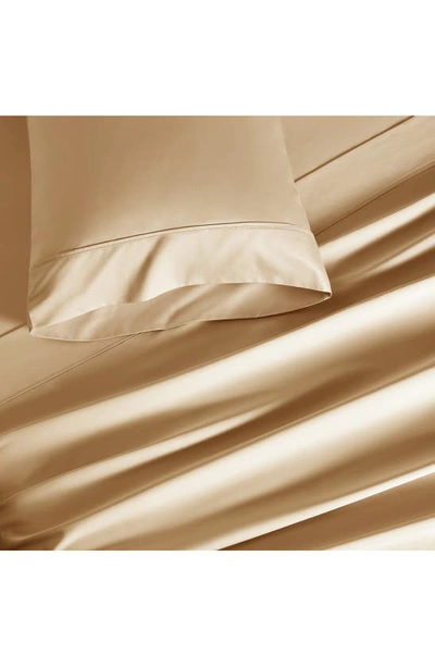 Shop Dkny Set Of 2 Luxe Egyptian Cotton 700 Thread Count Pillowcases In Gold Dust