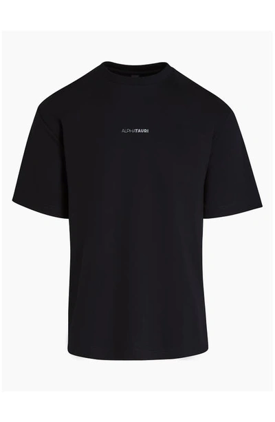 Shop Alphatauri Janso Organic Cotton Graphic T-shirt In Black