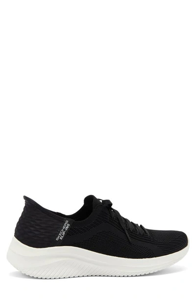 Shop Skechers Ultra Flex 3.0 Slip-on Sneaker In Black