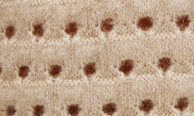 Shop Mango Openwork Dot Sweater In Light/ Pastel Grey