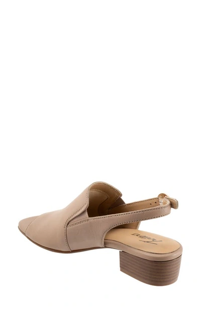 Shop Trotters Nila Slingback Sandal In Taupe