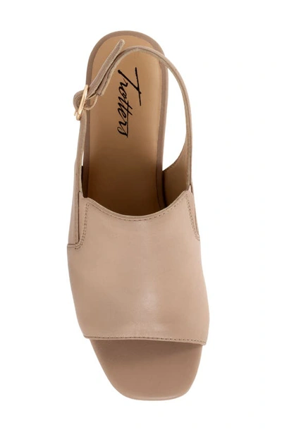 Shop Trotters Nila Slingback Sandal In Taupe