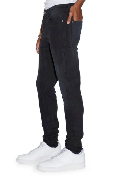 Shop Ksubi Van Winkle Ghosted 1999 Skinny Jeans In Black