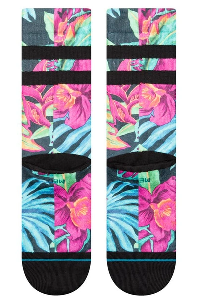 Shop Stance Gloww Floral Tube Socks In Tropical