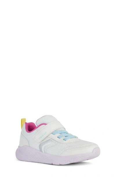 Shop Geox Kids' Sprintye Sneaker In White