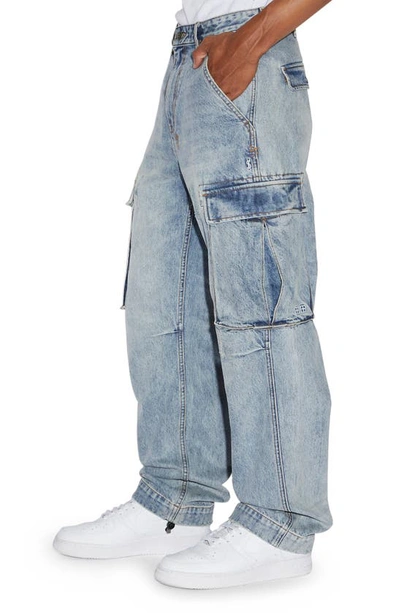 Shop Ksubi Riot Cargo Pocket Jeans In Denim
