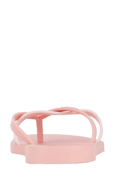 Shop Ipanema 'kirei Silk' Flip Flop In Pink/ White