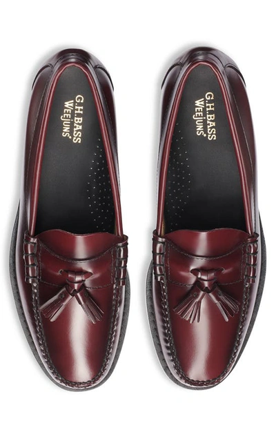 G.h.bass Lennox Tassel Weejun Loafer In Wine