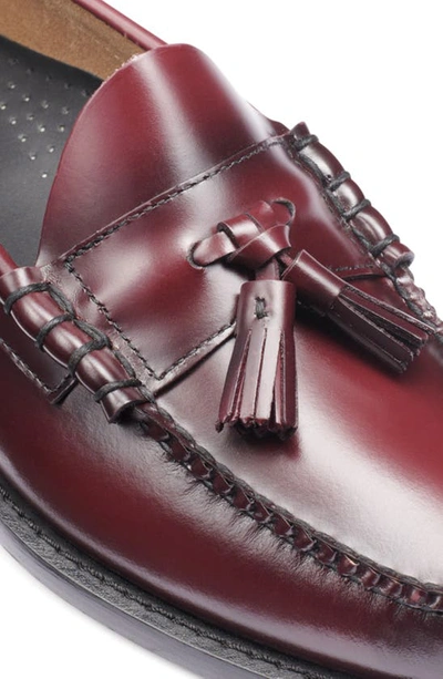 G.h.bass Lennox Tassel Weejun Loafer In Wine