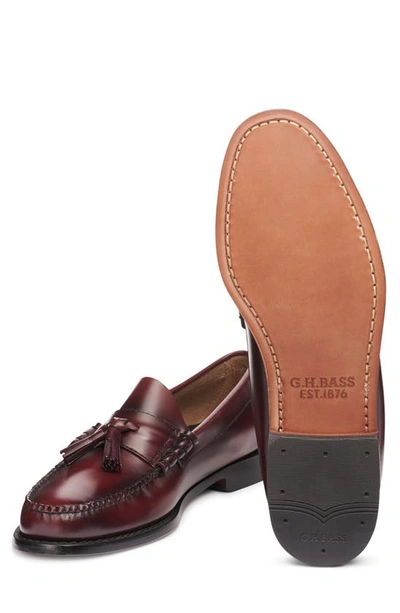 G.h.bass Lennox Tassel Weejun Loafer In Wine