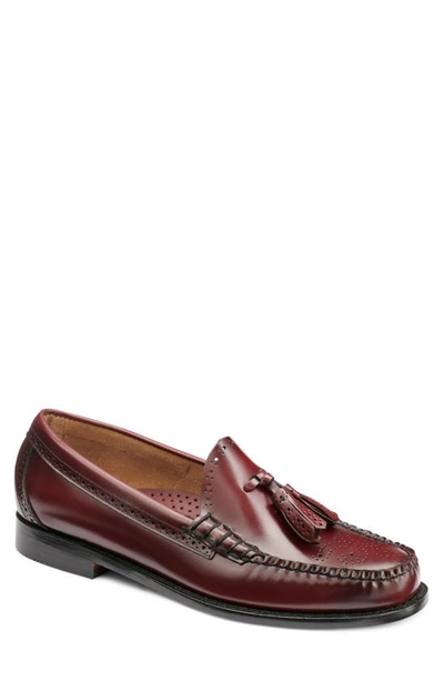 Shop G.h.bass Larkin Tassel Brogue Weejun Loafer In Wine