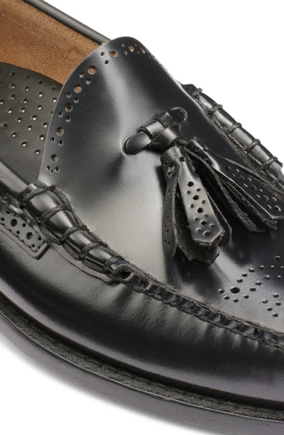 G.h.bass Larkin Tassel Brogue Weejun Loafer In Black