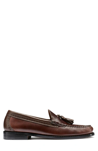 Shop G.h.bass Larkin Tassel Brogue Weejun Loafer In Brown