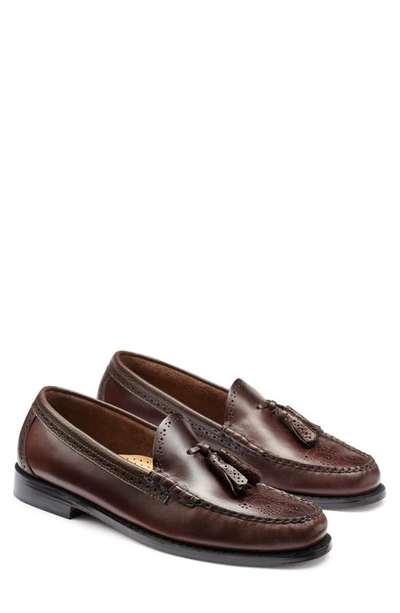 Shop G.h.bass Larkin Tassel Brogue Weejun Loafer In Brown