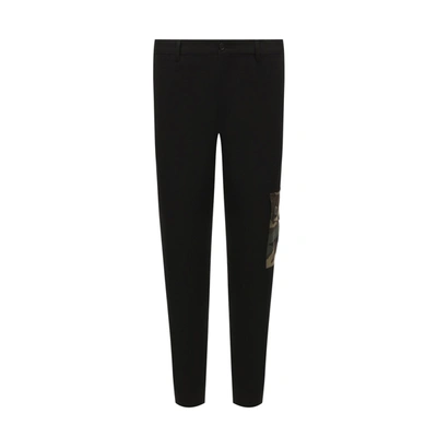 Shop Dolce & Gabbana Chino Pants In Black