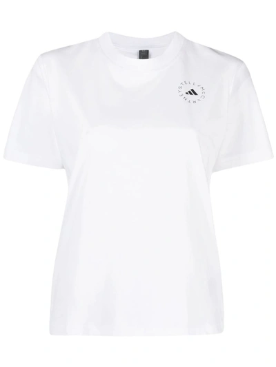 Shop Adidas By Stella Mccartney Tshirt In White