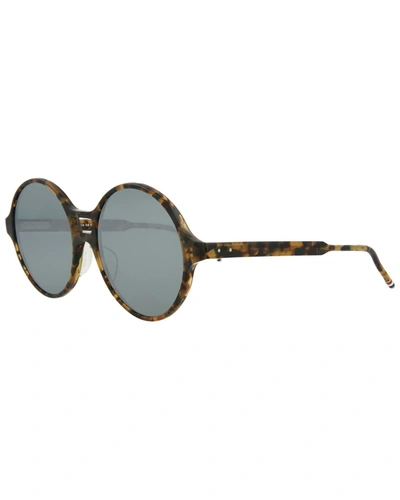 Shop Thom Browne Unisex Tbs409 58mm Sunglasses In Brown