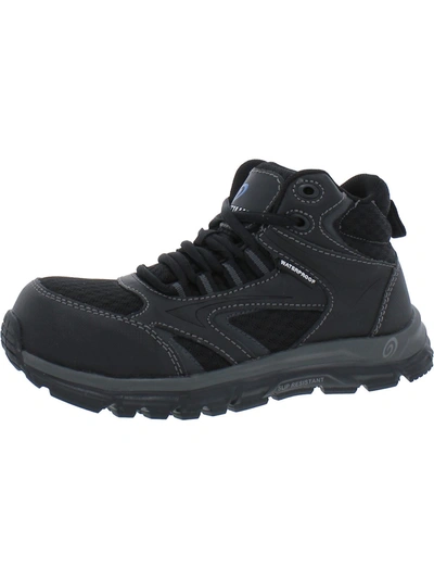 Shop Nautilus Womens Comp Toe Slip-resistant Work And Safety Shoes In Black