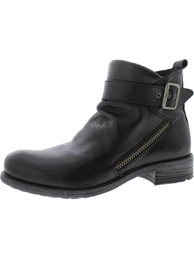 Shop Eric Michael Womens Leather R Ankle Boots In Black