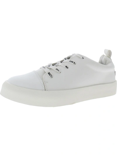 Shop Matt & Nat Marci Womens Faux Leather Low Top Casual And Fashion Sneakers In White