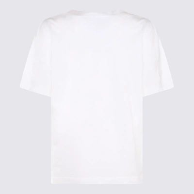 Shop Dsquared2 White And Pink Cotton T-shirt