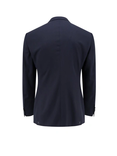Shop Giorgio Armani Suit In Blue