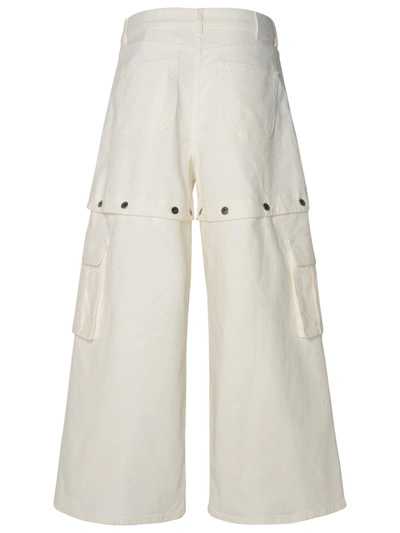 Shop Off-white White Cotton Jeans