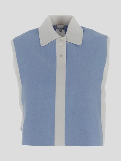 Shop Jw Anderson T-shirts And Polos In Blue