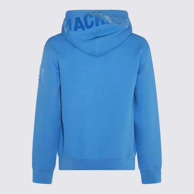 Shop Mackage Blue Cotton Blend Sweatshirt In Celestial Blue