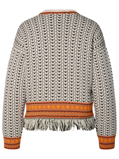 Shop Alanui Multicolor Cotton Sweater