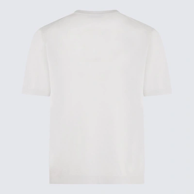 Shop Piacenza Cashmere T-shirt E Polo Bianco In White