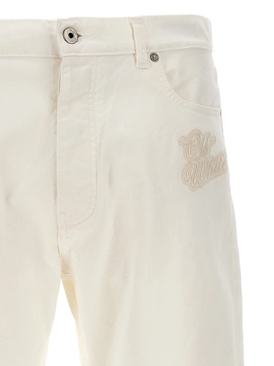 Shop Off-white 90 Jeans White