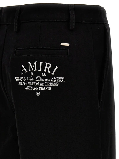 Shop Amiri Baggy Chino Pants Black