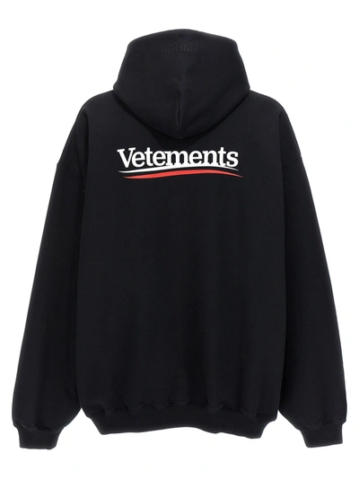 Shop Vetements Campaign Logo Sweatshirt Black