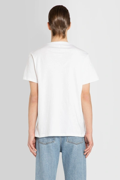Loewe Slim-fit Logo-embroidered Cotton-jersey T-shirt In White