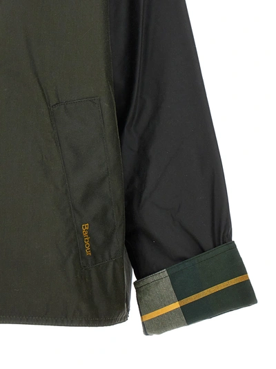 Shop Barbour Drummond Spey Casual Jackets, Parka Green