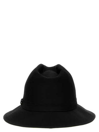 Shop Yohji Yamamoto Fedora Hats Black