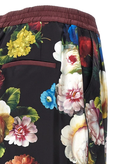Shop Dolce & Gabbana Habotai Pants Multicolor