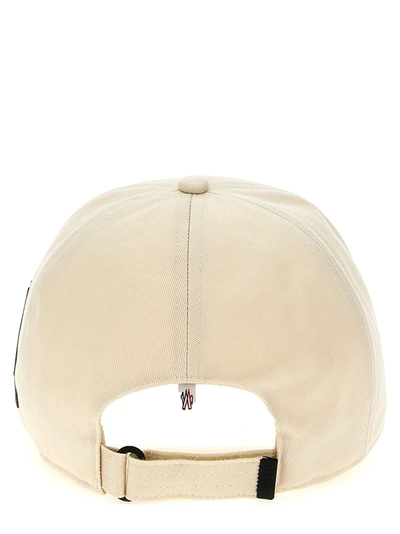 Shop Moncler Logo Printed Cap Hats White