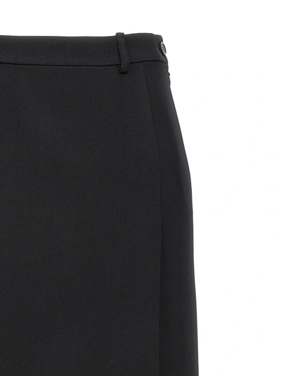Shop Balenciaga Long Wool Skirt Skirts Black