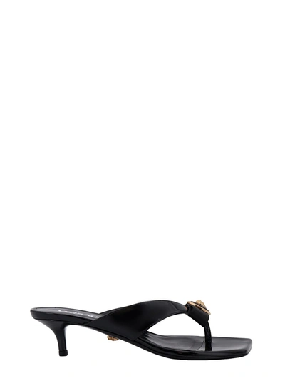 Shop Versace Patent Leather Sandals