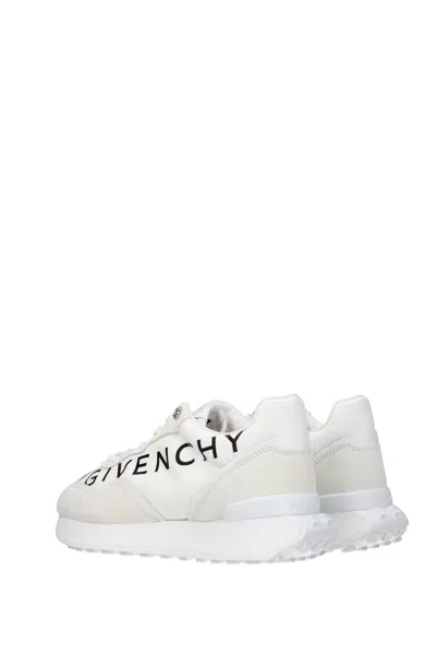 Shop Givenchy Sneakers Giv Runner Suede White Cloud White